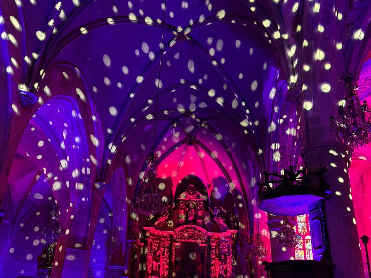 Mapping vidéo église St-Martin à L’Aigle
